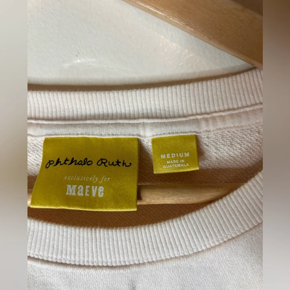 Phthalo Ruth for Maeve French cities sweatshirt from Anthropologie - Picture 5 of 6